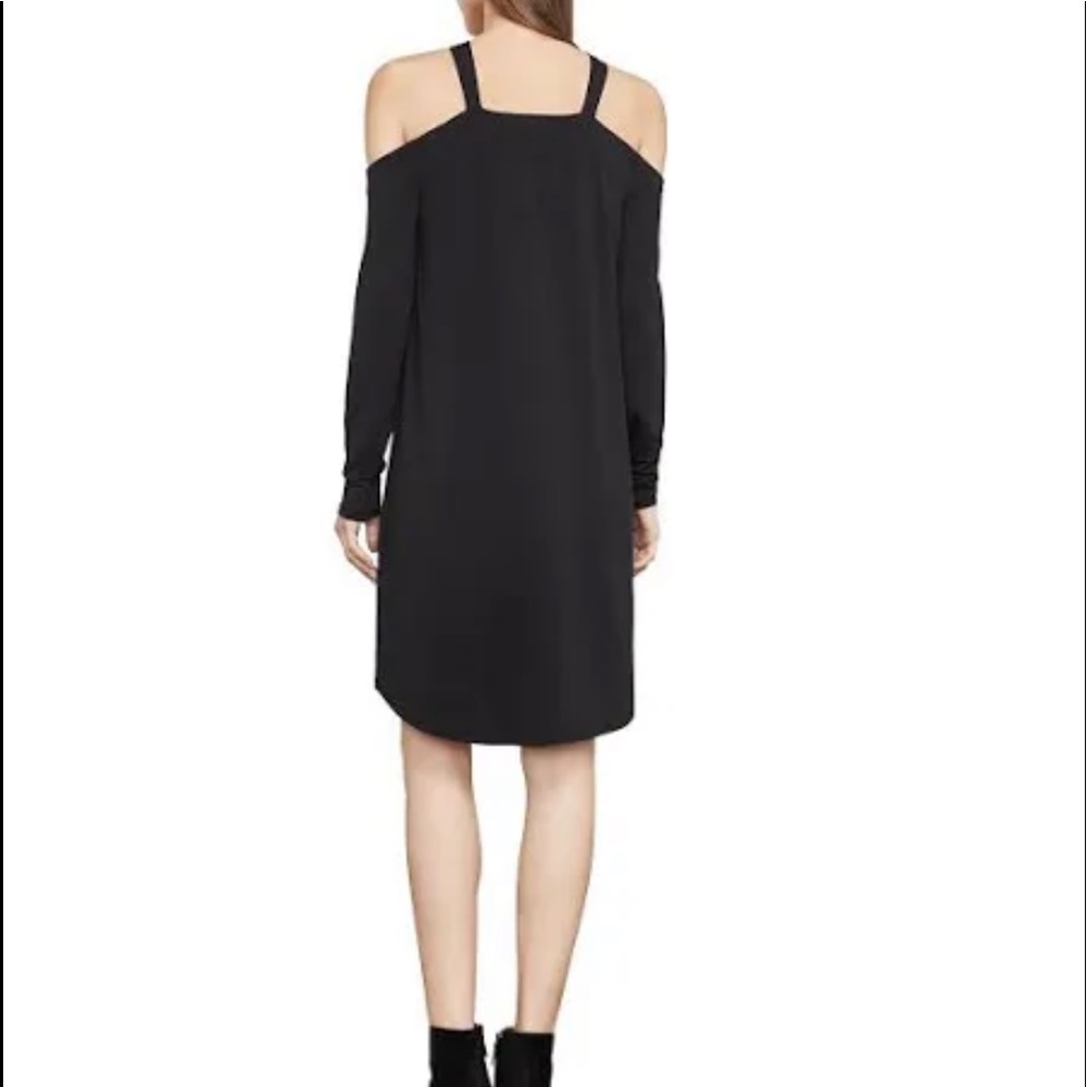 Bcbgmaxazria Adaly Cold-Shoulder Tunic Dress (L)
